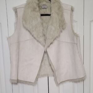 Jennifer Lopez Reversible Faux Shearling Vest XL